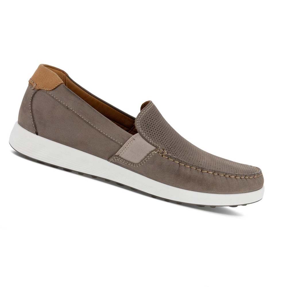 Ecco S Lite Moc Summer Fritidssko Herre Grå Brune | NO 471PJJ